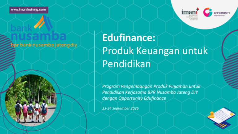 Pelatihan Staf EduFinance BPR Nusamba Jateng DIY